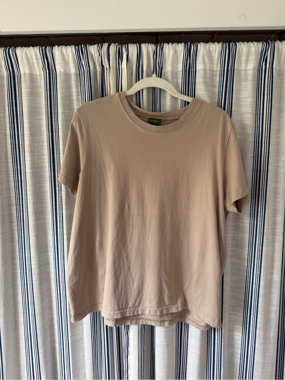 LL Bean Short Sleeve Crewneck Tee in Mauve (Women)